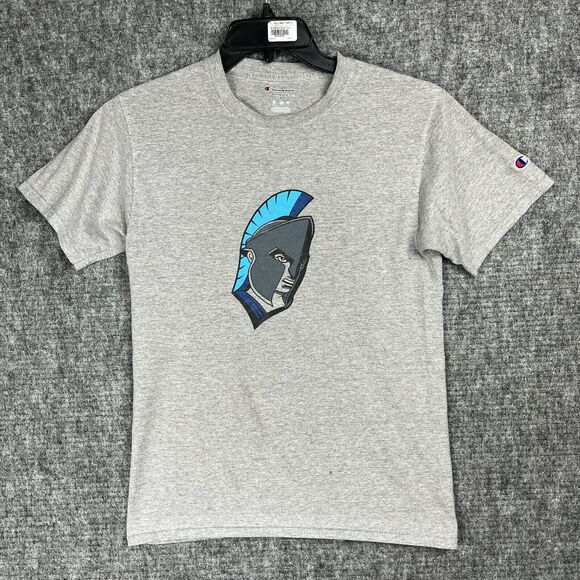 Spartans‎ Shirt Mens Small Champion Mascot Sports Tee Football Track College - Picture 1 of 9